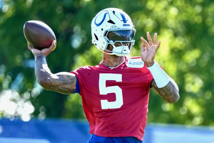 Richardson at peace in role as Colts backup QB